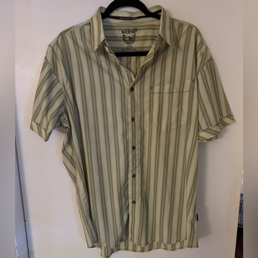 Kuhl Men's Striped button down shirt